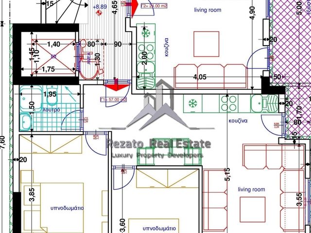 Πώληση κατοικίας Καισαριανή (Σκοπευτήριο) Διαμέρισμα 57 τ.μ.